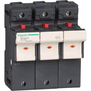 Schneider Electric - Porte-fusible - 3P - 125A - Supports 22x58mm - Avec voyant fusible - DF223VC - Publicité Schneider Electric - Porte-fusible - 3P - 125A - Supports 22x58mm - Avec voyant fusible - DF223VC - Publicité