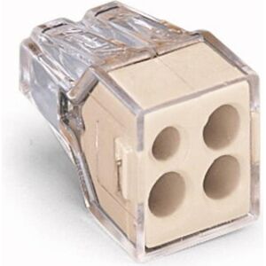 WAGO 773-124 Bornes de raccordement - 4 pôles - Transparent - Publicité WAGO 773-124 Bornes de raccordement - 4 pôles - Transparent - Publicité