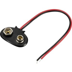 Tru Components TC-13220520 Batterieclip 1x 9 V Block Druckknopfanschluss (L x B), Pile : accessoires - Publicité Tru Components TC-13220520 Batterieclip 1x 9 V Block Druckknopfanschluss (L x B), Pile : accessoires - Publicité