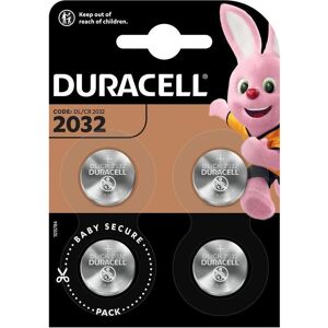 Piles Duracell CR2032 - Pack de 4 - Batterie - Publicité Piles Duracell CR2032 - Pack de 4 - Batterie - Publicité