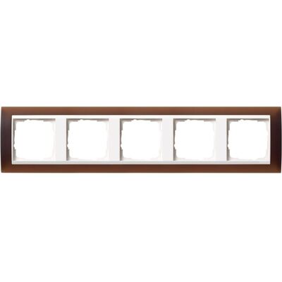 Gira 0215331 Cadre de couverture d'interrupteur - Opacité marron foncé, lot de 5 - Publicité Gira 0215331 Cadre de couverture d'interrupteur - Opacité marron foncé, lot de 5 - Publicité