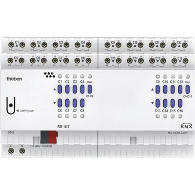 Theben, Actionneur, RM 16 T KNX (Actionneur de commutation, Actionneur de stores) - Publicité Theben, Actionneur, RM 16 T KNX (Actionneur de commutation, Actionneur de stores) - Publicité