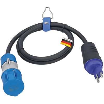 As - Schwabe, Rallonge, Adapterleitung 1,5m, Schwarz "CH" (1.50 m, CEE 16/3, CEI 23) - Publicité As - Schwabe, Rallonge, Adapterleitung 1,5m, Schwarz "CH" (1.50 m, CEE 16/3, CEI 23) - Publicité