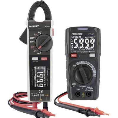 Voltcraft, Multimètre, Messgeräteset VC-15313340 Multimeter + VC-14465985 Stromzange CAT III 600 V (CAT III 600V, Multimètre portable) - Publicité Voltcraft, Multimètre, Messgeräteset VC-15313340 Multimeter + VC-14465985 Stromzange CAT III 600 V (CAT III 600V, Multimètre portable) - Publicité