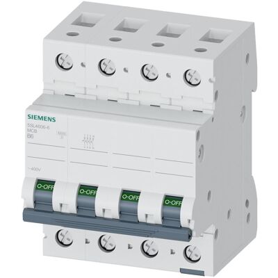 Siemens 5SL4606-6 Disjoncteur compact - 6A - 400V - Publicité Siemens 5SL4606-6 Disjoncteur compact - 6A - 400V - Publicité
