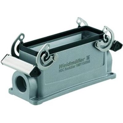 Weidmüller Boîtier de socle Etrier transversal Alu IP66 1901150000, Câble + prise électronique, Gris - Publicité Weidmüller Boîtier de socle Etrier transversal Alu IP66 1901150000, Câble + prise électronique, Gris - Publicité