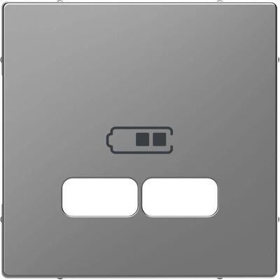 Merten, Accessoires Gamme d'interrupteurs, Plaque centrale USB 2f edst Klemmbef MEG4367-6036 - Publicité Merten, Accessoires Gamme d'interrupteurs, Plaque centrale USB 2f edst Klemmbef MEG4367-6036 - Publicité