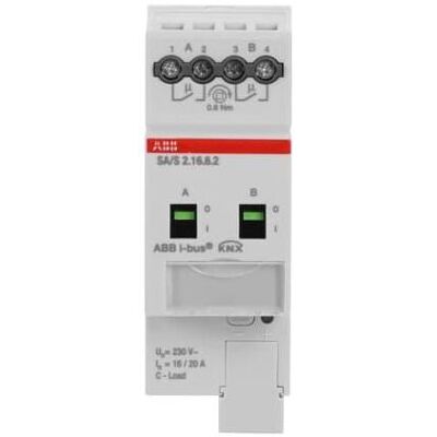 ABB SA/S2.16.6.2 - Actionneur KNX 2 canaux 16A - Publicité ABB SA/S2.16.6.2 - Actionneur KNX 2 canaux 16A - Publicité