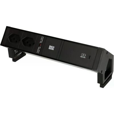 Bachmann - DESK 2 - 2x T13 - USB-C 60W - Multiprise de bureau - Publicité Bachmann - DESK 2 - 2x T13 - USB-C 60W - Multiprise de bureau - Publicité