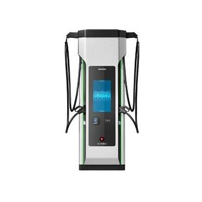 Siemens Station de charge voiture électrique, Chargeur compact (Type 2, 400 kW, 500 A) - Publicité Siemens Station de charge voiture électrique, Chargeur compact (Type 2, 400 kW, 500 A) - Publicité