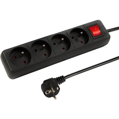 Blow, Rallonge, 4G Netzverlängerungskabel 5M Schwarz 98-768# (5 m, CEE 7/4) - Publicité Blow, Rallonge, 4G Netzverlängerungskabel 5M Schwarz 98-768# (5 m, CEE 7/4) - Publicité