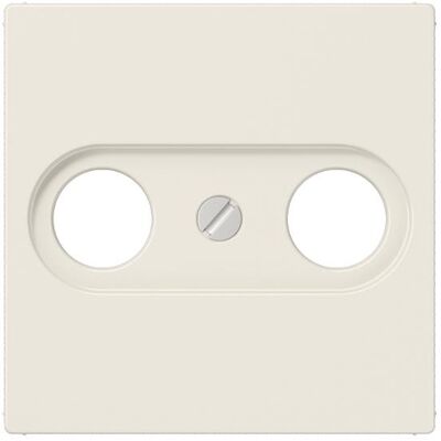 JUNG, Accessoires Gamme d'interrupteurs, Plaque centrale prise 2f AS cws glz A561BFPLTV - Publicité JUNG, Accessoires Gamme d'interrupteurs, Plaque centrale prise 2f AS cws glz A561BFPLTV - Publicité