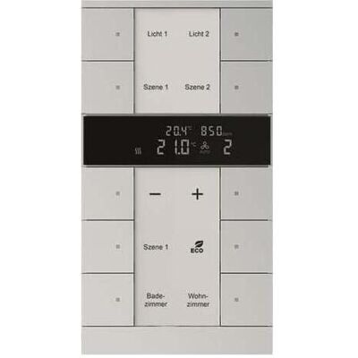 Busch-Jaeger SBC/U10.0.11-83, Thermostat, Argent - Publicité Busch-Jaeger SBC/U10.0.11-83, Thermostat, Argent - Publicité