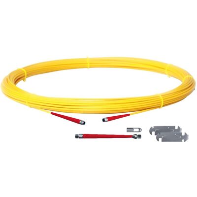 Runpotec, Système de tirage de câbles, RUNPO 20818 Tige de remplacement en fibre de verre GF3 Ã3mm-50m (50 m) - Publicité Runpotec, Système de tirage de câbles, RUNPO 20818 Tige de remplacement en fibre de verre GF3 Ã3mm-50m (50 m) - Publicité