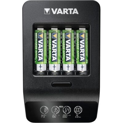 Chargeur de Batteries Varta LCD Smart Charger+ - AA, 2100 mAh - Publicité Chargeur de Batteries Varta LCD Smart Charger+ - AA, 2100 mAh - Publicité