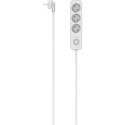 Hama Multiprise, 00116077 Prises multiples avec interrupteur Blanc Contact de protection 1 pc. (3x, CEE 7/4, 1.40 m) - Publicité Hama Multiprise, 00116077 Prises multiples avec interrupteur Blanc Contact de protection 1 pc. (3x, CEE 7/4, 1.40 m) - Publicité