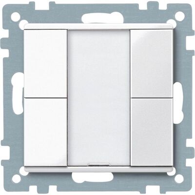 Merten 617219 Interrupteur électrique blanc, Bouton + interrupteur, Blanc - Publicité Merten 617219 Interrupteur électrique blanc, Bouton + interrupteur, Blanc - Publicité