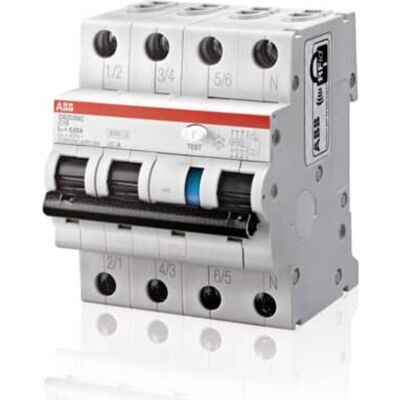ABB Disjoncteur différentiel - 13A 4P C 30mA - IP2X - Publicité ABB Disjoncteur différentiel - 13A 4P C 30mA - IP2X - Publicité