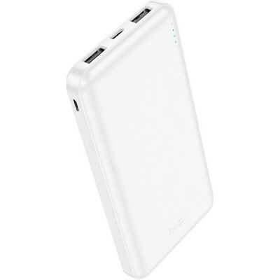 Hoco J100 Powerbank - 10000 mAh Powerbank Blanche - Publicité Hoco J100 Powerbank - 10000 mAh Powerbank Blanche - Publicité