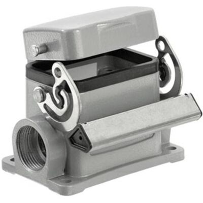 Weidmüller WEIDMÃLLER HDC HB6 SDVL 2xM20G, Câble + prise électronique, Gris - Publicité Weidmüller WEIDMÃLLER HDC HB6 SDVL 2xM20G, Câble + prise électronique, Gris - Publicité