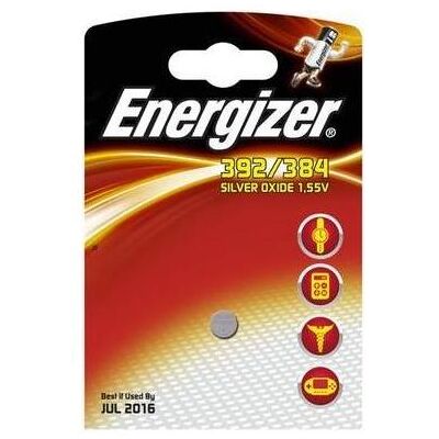 Energizer Pile de montre (type 392/384, 1.55V) (1 pcs, LR41, 44 mAh), Batteries + piles - Publicité Energizer Pile de montre (type 392/384, 1.55V) (1 pcs, LR41, 44 mAh), Batteries + piles - Publicité