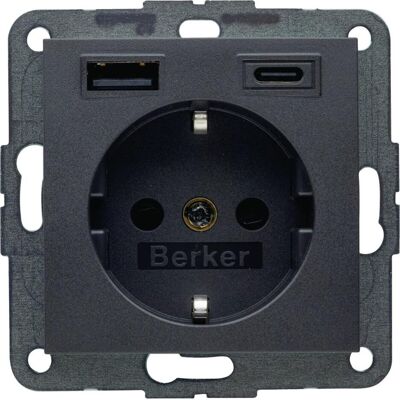 Berker, Prise de courant, Steckdose AC 20W PD B.3 - Publicité Berker, Prise de courant, Steckdose AC 20W PD B.3 - Publicité