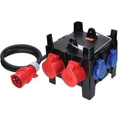 PCE, Distributeur de chantier, 9030020 Imst MV 2x16/5 5xSSD 2m5G2.5St16/5 H07 S (7x, CEE 16/5, CEE 7/3) - Publicité PCE, Distributeur de chantier, 9030020 Imst MV 2x16/5 5xSSD 2m5G2.5St16/5 H07 S (7x, CEE 16/5, CEE 7/3) - Publicité