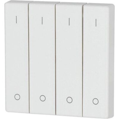 Eaton Bascule quadruple, blanc alpin brillant, 1/0 184594, Bouton + interrupteur, Blanc - Publicité Eaton Bascule quadruple, blanc alpin brillant, 1/0 184594, Bouton + interrupteur, Blanc - Publicité