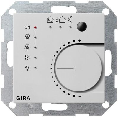 Gira 2100015, Thermostat, Gris - Publicité Gira 2100015, Thermostat, Gris - Publicité