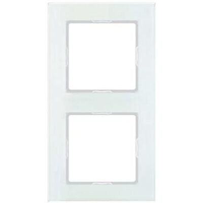 JUNG, Accessoires Gamme d'interrupteurs, Cadre double A creation blanc mat AC582GLWMT - Publicité JUNG, Accessoires Gamme d'interrupteurs, Cadre double A creation blanc mat AC582GLWMT - Publicité