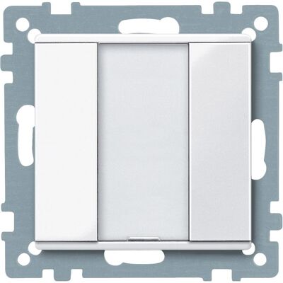 Schneider - MTN617125 - Blanc brillant - System M - Push button switch - Publicité Schneider - MTN617125 - Blanc brillant - System M - Push button switch - Publicité