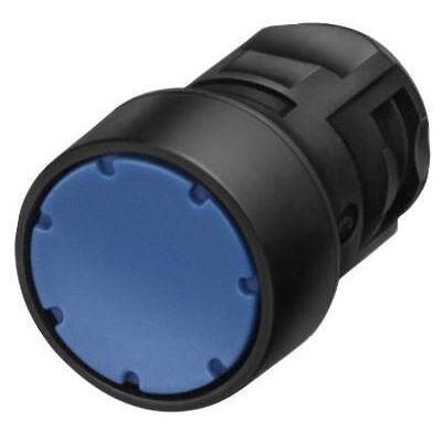Siemens Bouton poussoir frontal 1f bl bel.b Ř16mm rnd 3SB2001-0AF01, Bouton + interrupteur, Bleu - Publicité Siemens Bouton poussoir frontal 1f bl bel.b Ř16mm rnd 3SB2001-0AF01, Bouton + interrupteur, Bleu - Publicité