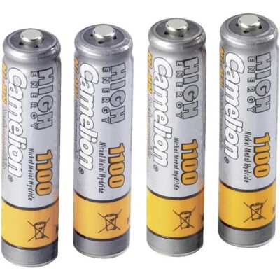 Camelion Accu rechargeable (4 pcs, AAA, 1100 mAh), Batteries + piles - Publicité Camelion Accu rechargeable (4 pcs, AAA, 1100 mAh), Batteries + piles - Publicité