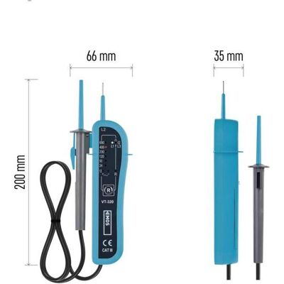 Emos, Multimètre, Spannungsprüfer VT-320 (Testeur de tension) - Publicité Emos, Multimètre, Spannungsprüfer VT-320 (Testeur de tension) - Publicité
