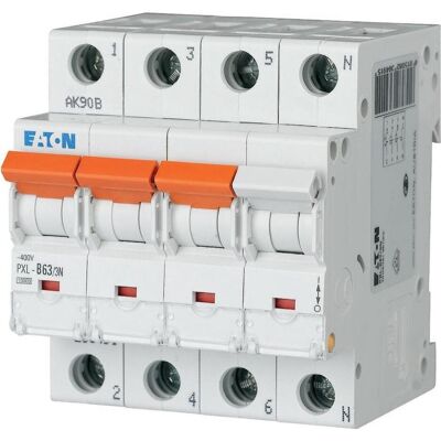 Eaton PXL-B63/3N - Disjoncteur 63A 3 pôles+N - Publicité Eaton PXL-B63/3N - Disjoncteur 63A 3 pôles+N - Publicité