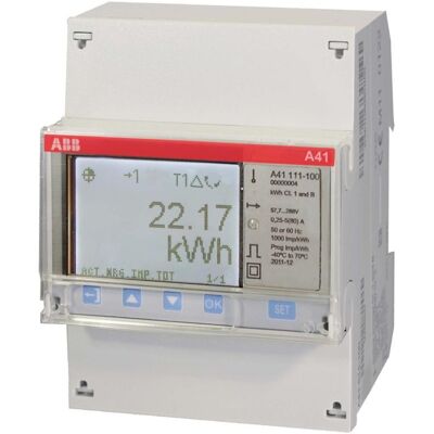 ABB, Compteur de courant, A41 111-100 A41 111-100 Compteur de courant alternatif - Publicité ABB, Compteur de courant, A41 111-100 A41 111-100 Compteur de courant alternatif - Publicité