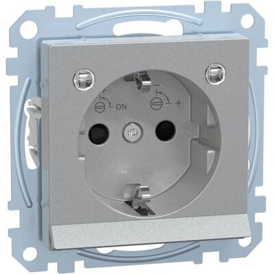 Merten MEG2304-0460 Prise LED Schuko en Aluminium - Prise électrique - Publicité Merten MEG2304-0460 Prise LED Schuko en Aluminium - Prise électrique - Publicité