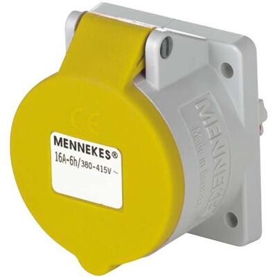 Mennekes, Prise de courant, MEN 1667 16A3P 4H110V Prise en saillie TwinCONTACT IP44 - Publicité Mennekes, Prise de courant, MEN 1667 16A3P 4H110V Prise en saillie TwinCONTACT IP44 - Publicité