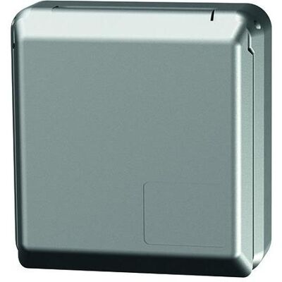 Mennekes Modèle 4904 Prise Schuko IP44 Extérieur - Aspect Acier Inoxydable - Publicité Mennekes Modèle 4904 Prise Schuko IP44 Extérieur - Aspect Acier Inoxydable - Publicité