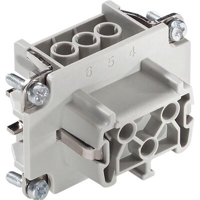 Lapp 10191000 Insert femelle Epic H-B 6 Nombre total de pôles 6 + PE 1pc., Câble + prise électronique, Gris - Publicité Lapp 10191000 Insert femelle Epic H-B 6 Nombre total de pôles 6 + PE 1pc., Câble + prise électronique, Gris - Publicité