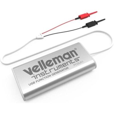 Velleman Générateur De Fonction Pour PC Avec Connexion USB, Métrologie, Noir - Publicité Velleman Générateur De Fonction Pour PC Avec Connexion USB, Métrologie, Noir - Publicité