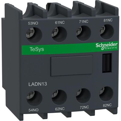 Schneider Electric Bloc de contact 1S 3Ö Montage frontal, Bouton + interrupteur, Multicolore - Publicité Schneider Electric Bloc de contact 1S 3Ö Montage frontal, Bouton + interrupteur, Multicolore - Publicité
