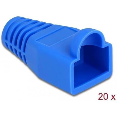 Delock Passe-fils anti-pliage pour connecteur RJ45 bleu 20 pièces (Connecteur Douille), Réseau : accessoires - Publicité Delock Passe-fils anti-pliage pour connecteur RJ45 bleu 20 pièces (Connecteur Douille), Réseau : accessoires - Publicité