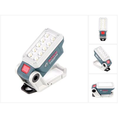 Bosch Professional, Éclairage pour atelier, GLI DeciLED 10,8 V Lampe à batterie, Appareil Professional Worklight (06014A0000) - Publicité Bosch Professional, Éclairage pour atelier, GLI DeciLED 10,8 V Lampe à batterie, Appareil Professional Worklight (06014A0000) - Publicité