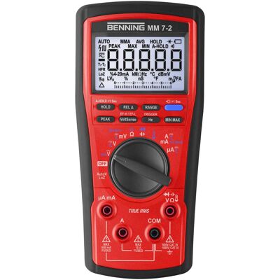 Benning, Multimètre, Digital-Multimeter (CAT III 1000V, CAT IV 600V, Multimètre portable) - Publicité Benning, Multimètre, Digital-Multimeter (CAT III 1000V, CAT IV 600V, Multimètre portable) - Publicité