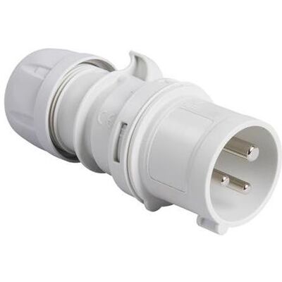 PCE, Prise + connecteur, 41.260 Steckdosen CEE 16A - 230V - 2P - IP44 - 12h - weiss (CEE 16/3) - Publicité PCE, Prise + connecteur, 41.260 Steckdosen CEE 16A - 230V - 2P - IP44 - 12h - weiss (CEE 16/3) - Publicité