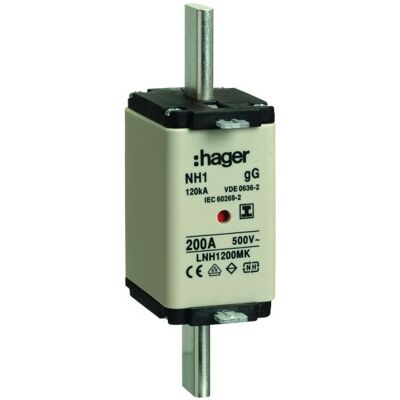 Hager, Fusible, LNH1200MK (200 A) - Publicité Hager, Fusible, LNH1200MK (200 A) - Publicité