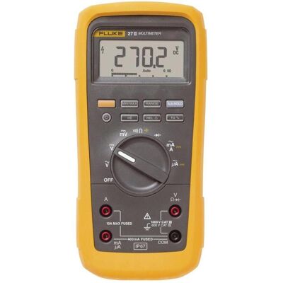 Fluke, Multimètre, Multimètre portable numérique 27II/E (CAT III 1000V, CAT IV 600V, Multimètre portable) - Publicité Fluke, Multimètre, Multimètre portable numérique 27II/E (CAT III 1000V, CAT IV 600V, Multimètre portable) - Publicité