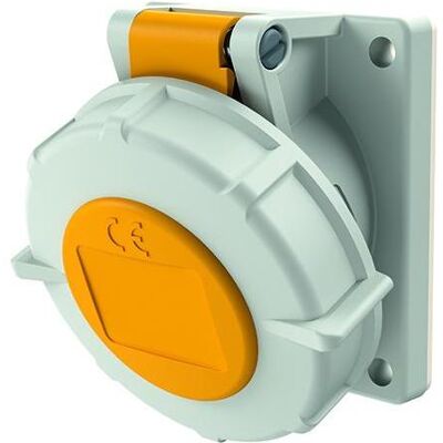 Mennekes, Prise de courant, MEN 1700 16A3P 4H110V Prise en saillie TwinCONTACT IP67 - Publicité Mennekes, Prise de courant, MEN 1700 16A3P 4H110V Prise en saillie TwinCONTACT IP67 - Publicité