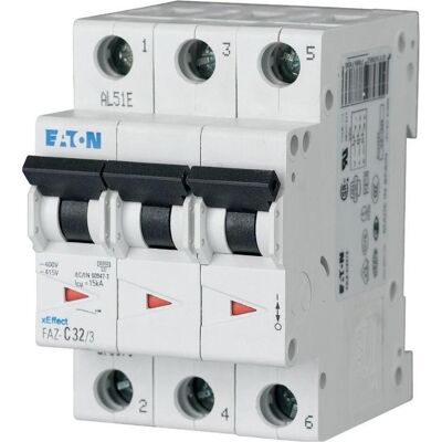 Eaton FAZ-K16/3 Disjoncteur - 3 pôles 16A IP20 - Publicité Eaton FAZ-K16/3 Disjoncteur - 3 pôles 16A IP20 - Publicité
